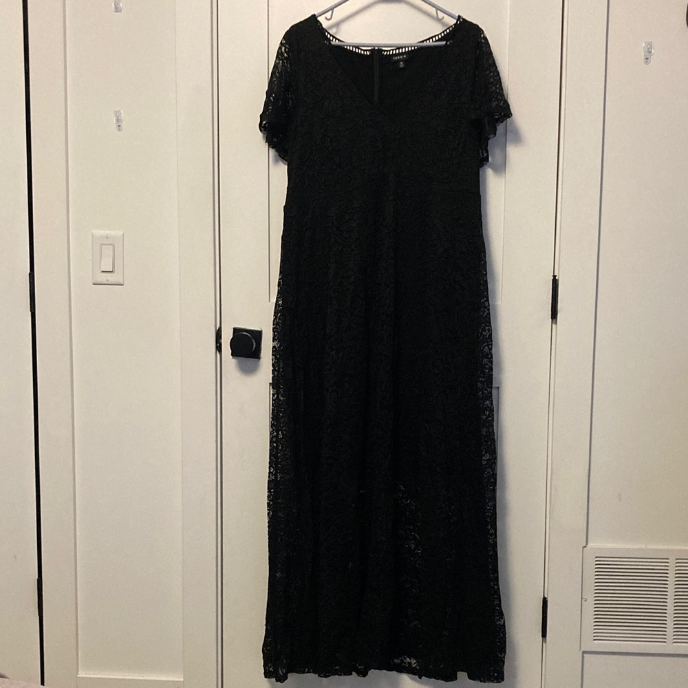 Torrid Black Lace Maxi Dress